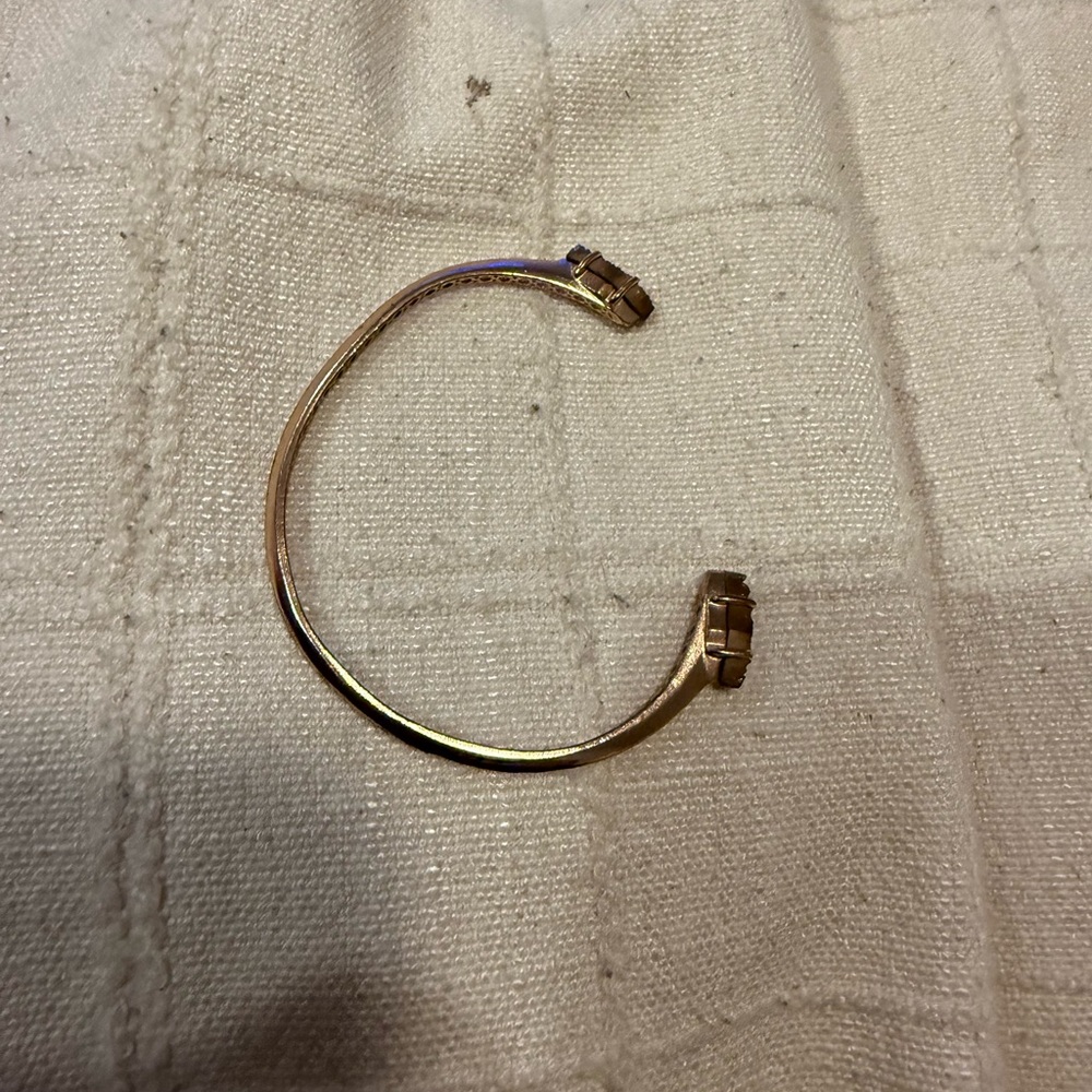 Kendra Scott Rose Gold Drusy Bangle Bracelet